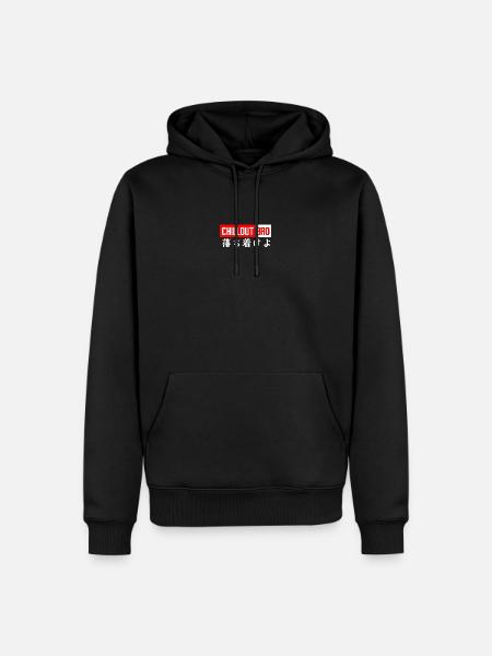 Chillout Bro (Ochitsukeyo) - Men’s Premium Organic Hoodie - black