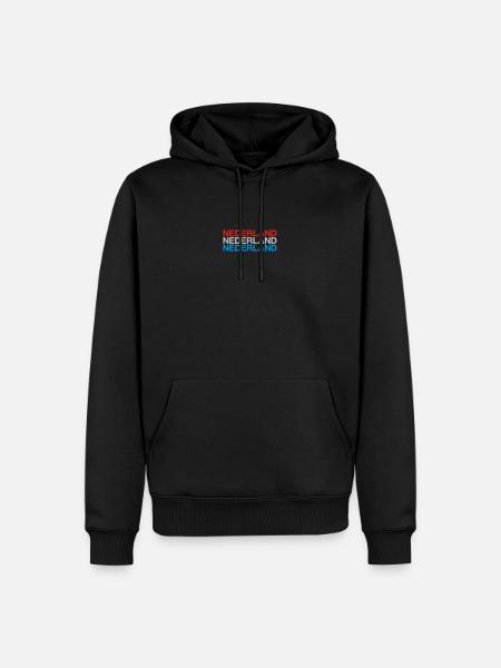 NIEDERLANDE Nederland Netherlands Holland - Männer Premium Bio Hoodie - Schwarz