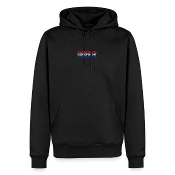 DORDRECHT Netherlands Niederlande Flgge - Männer Premium Bio Hoodie - Schwarz - Vorne - Nico (187cm)