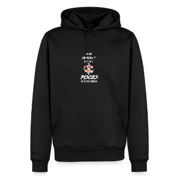Sternzeichen Fische - Männer Premium Bio Hoodie - Schwarz - Vorne - Nico (187cm)