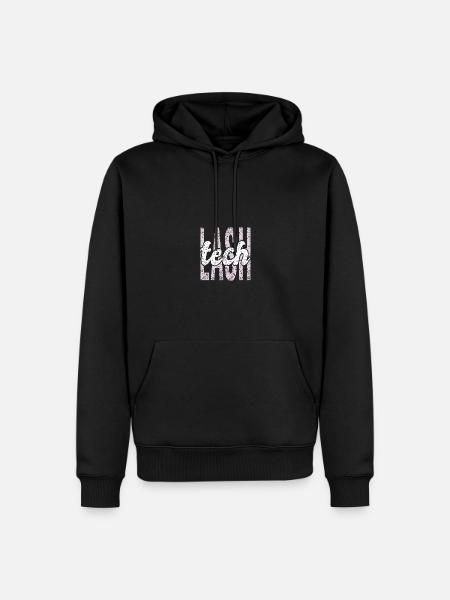 Lash Tech Eyelashes Technician Eyelashes Eyelashes Lash T - Men’s Premium Organic Hoodie - black