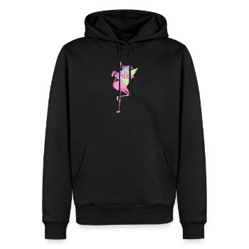 I`m a Pelikan - Männer Premium Bio Hoodie - Schwarz - Vorne - Nico (187cm)