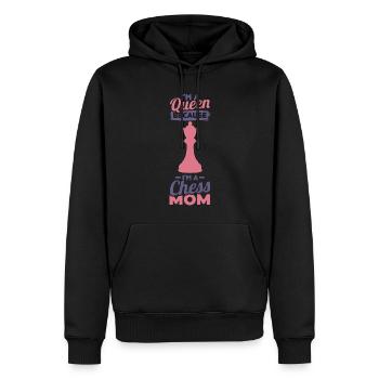 Schach Mutter - Männer Premium Bio Hoodie - Schwarz - Vorne - Nico (187cm)