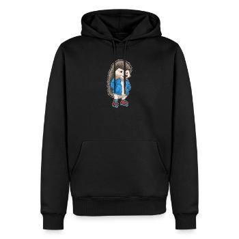Igel Inline skating Inline skates Sport - Männer Premium Bio Hoodie - Schwarz - Vorne - Nico (187cm)