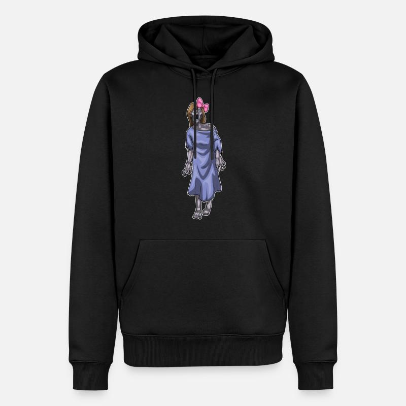 Boucle d’Halloween zombie - Sweat à capuche Premium bio Homme - noir
