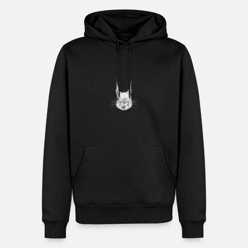 Fini l’écureuil - Sweat à capuche Premium bio Homme - noir