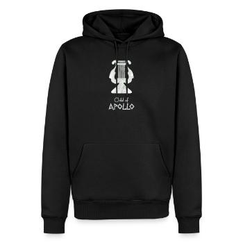 Child of Apollo – Percy Jackson inspired design - Men’s Premium Organic Hoodie - black - Front - Nico (187cm)