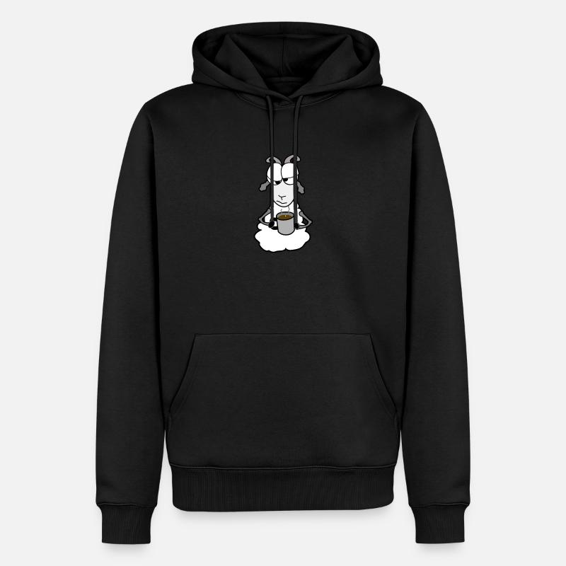 Bock null Bock - Männer Premium Bio Hoodie - Schwarz