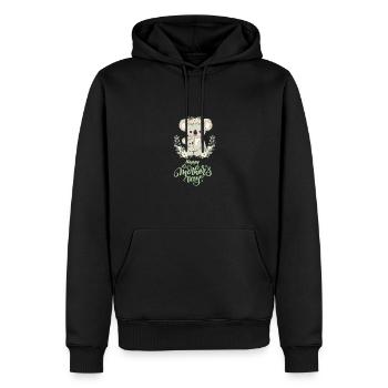 Koala Lover Hug Floral Mum Happy Mother's Day - Männer Premium Bio Hoodie - Schwarz - Vorne - Nico (187cm)