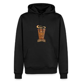 Einige Helden Tragen Umhänge - Andere Kochen - Männer Premium Bio Hoodie - Schwarz - Vorne - Nico (187cm)