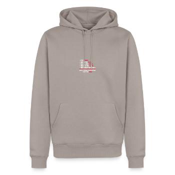 Only Homebrewing Has No End Bierbrauer Bier brauen - Männer Premium Bio Hoodie - Taupe - Vorne - Nico (187cm)