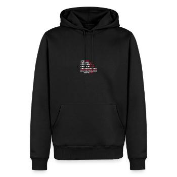 Seul le brassage à domicile n’a pas de fin Bière de brassage de la bière - Sweat à capuche Premium bio Homme - noir - Devant - Nico (187cm)