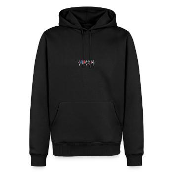 Frankreich und Namibia Namibische Fahne Flagge - Männer Premium Bio Hoodie - Schwarz - Vorne - Nico (187cm)