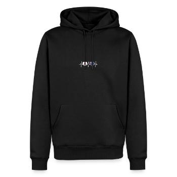 Japan und Australien Australische Fahne Flaggen - Männer Premium Bio Hoodie - Schwarz - Vorne - Nico (187cm)
