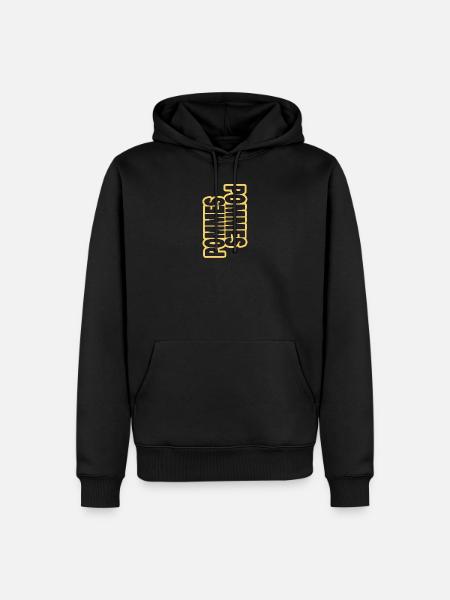 French Fries - Men’s Premium Organic Hoodie - black