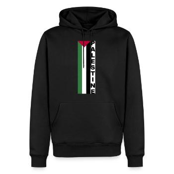 Palästina - Männer Premium Bio Hoodie - Schwarz - Vorne - Nico (187cm)