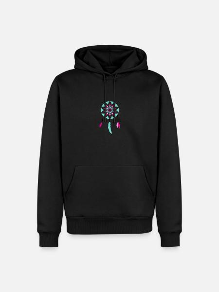 Dream Catcher - Men’s Premium Organic Hoodie - black