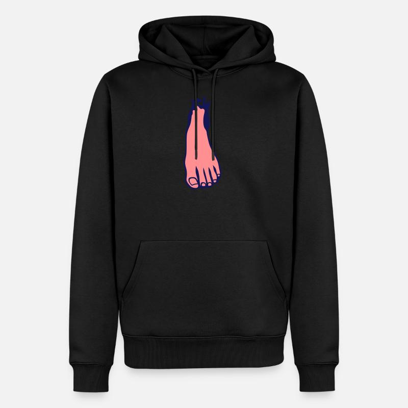 Fußgesicht 1006 - Männer Premium Bio Hoodie - undefined