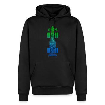 Voiture De Course De Course De Sport Automobile De Course Enfants - Sweat à capuche Premium bio Homme - noir - Devant - Nico (187cm)