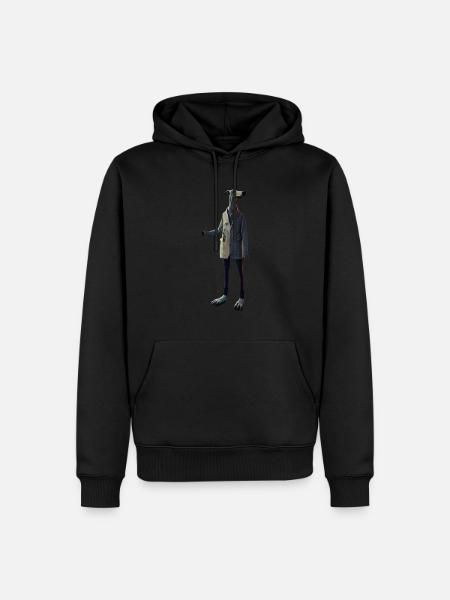 Lurcher Hund - Lurcher - Männer Premium Bio Hoodie - Schwarz