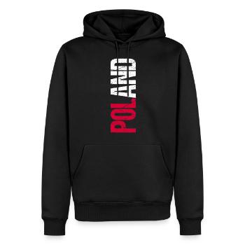 Polen Fußball Trikot Polska Outfit Geschenk Kurwa - Männer Premium Bio Hoodie - Schwarz - Vorne - Nico (187cm)