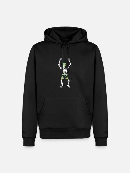 via ferrata climbing - Men’s Premium Organic Hoodie - black