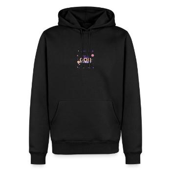 Thank God Its Friday - Men’s Premium Organic Hoodie - black - Front - Nico (187cm)