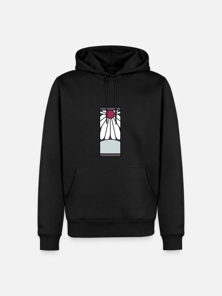 Hanafuda - Sweat à capuche Premium bio Homme - noir