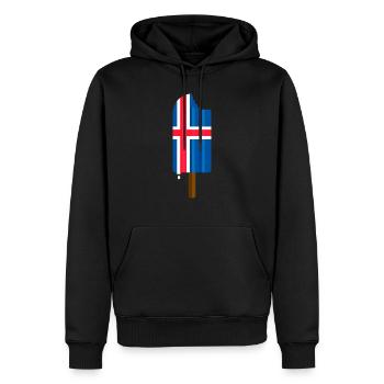 Taste of Iceland - Men’s Premium Organic Hoodie - black - Front - Nico (187cm)