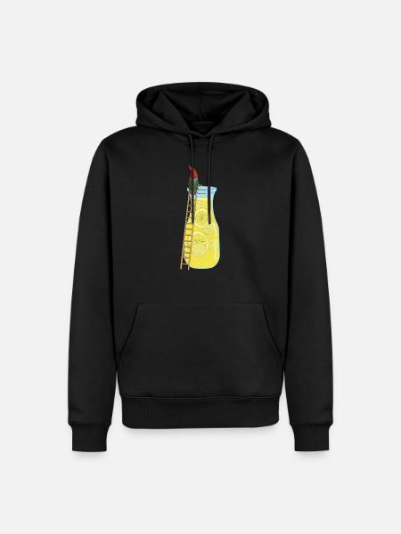 Limozwerg - Männer Premium Bio Hoodie - Schwarz