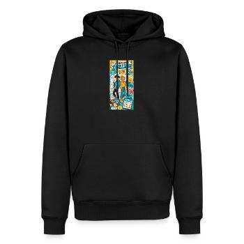 Sternzeichen Zwillinge - Zwei Ideen, sieben Pläne - Männer Premium Bio Hoodie - Schwarz - Vorne - Nico (187cm)