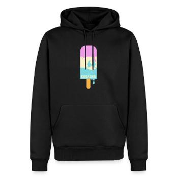 Bathing Healthcare Winter Baths Bathing Penguin - Men’s Premium Organic Hoodie - black - Front - Nico (187cm)