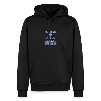 Avertissement de navire J’ai acheté le forfait boisson Croisière - Sweat à capuche Premium bio Homme - noir - Devant - Nico (187cm)