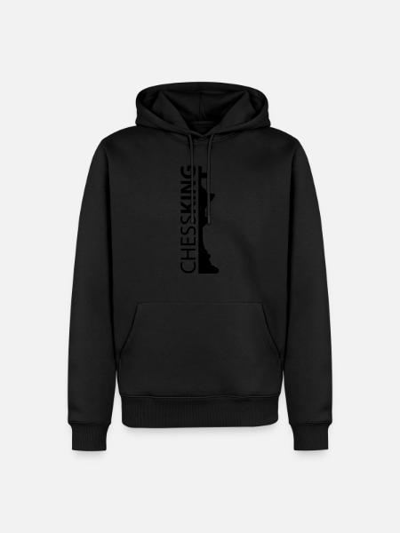 ChessKing - Männer Premium Bio Hoodie - Schwarz