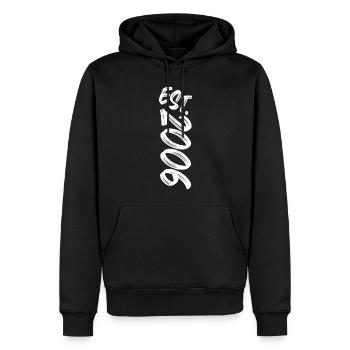 Est. 2006 - Established 2006 - Birthday Gift - Men’s Premium Organic Hoodie - black - Front - Nico (187cm)