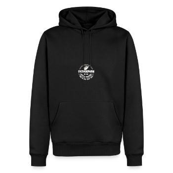 Der beste Freund ein Seidenhuhn Seidenhühner - Männer Premium Bio Hoodie - Schwarz - Vorne - Nico (187cm)