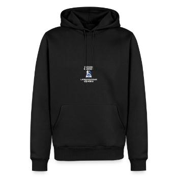 Physiotherapie Lustig Spruch Dehnen Fitness - Männer Premium Bio Hoodie - Schwarz - Vorne - Nico (187cm)