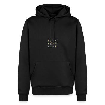 Amerikanische Australische Vogelarten - Männer Premium Bio Hoodie - Schwarz - Vorne - Nico (187cm)