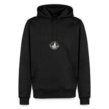 Meine Seidenhühner Seidenhuhn Züchter Geschenk - Männer Premium Bio Hoodie - Schwarz - Vorne - Nico (187cm)