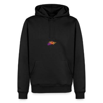 Döner Kebab Farbklecks Dumpling - Sweat à capuche Premium bio Homme - noir - Devant - Nico (187cm)