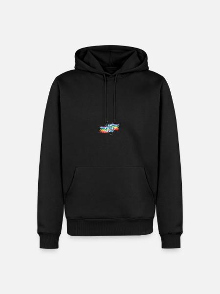 Child of God Rainbow - Men’s Premium Organic Hoodie - black