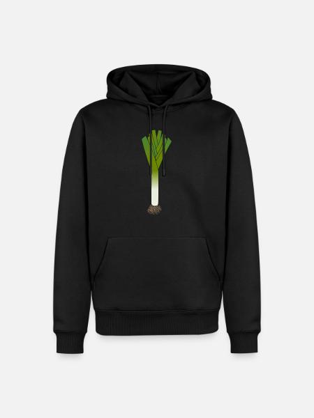 leek - Men’s Premium Organic Hoodie - black