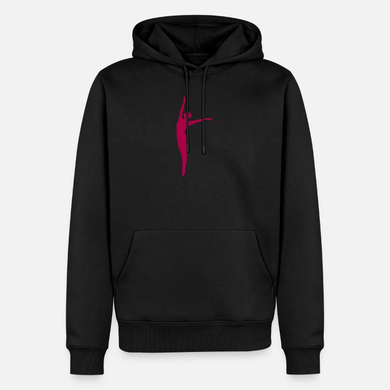 Danse - Sweat à capuche Premium bio Homme - noir