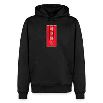Do It For Yourself Inspirierend Selbstliebe Zitat - Männer Premium Bio Hoodie - Schwarz - Vorne - Nico (187cm)