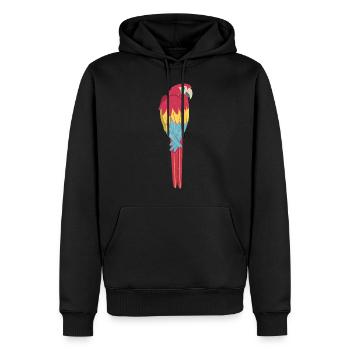 Ara - Männer Premium Bio Hoodie - Schwarz - Vorne - Nico (187cm)