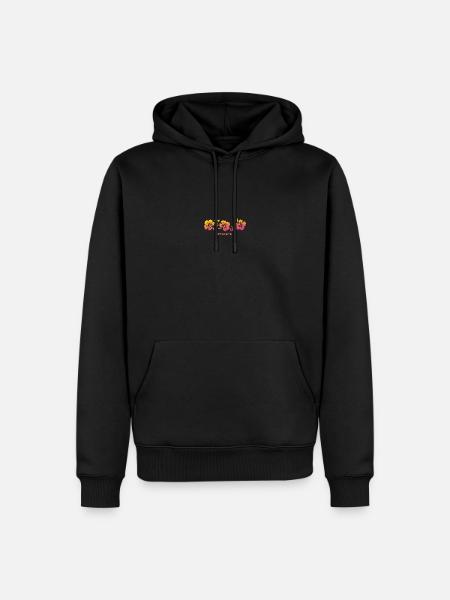 Brisbane Australia Hibiscus Souvenir Vacation - Men’s Premium Organic Hoodie - black