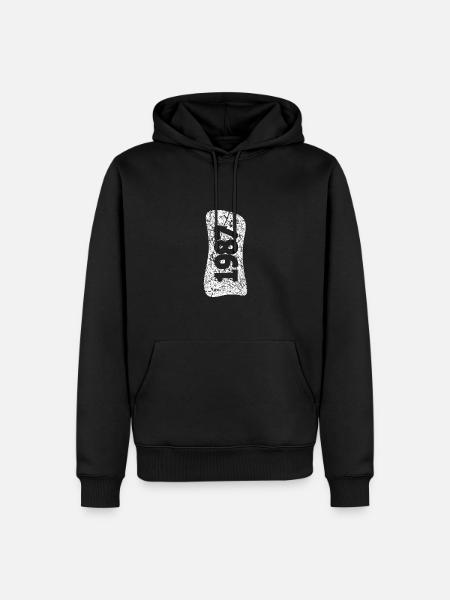 Year 1987 - Men’s Premium Organic Hoodie - black