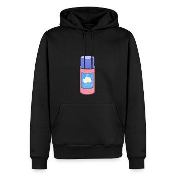 SKYSPRAY (en anglais seulement) - Sweat à capuche Premium bio Homme - noir - Devant - Nico (187cm)