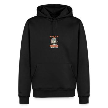 Poulet Éleveur de poulet Poulet Fermier Cadeau - Sweat à capuche Premium bio Homme - noir - Devant - Nico (187cm)