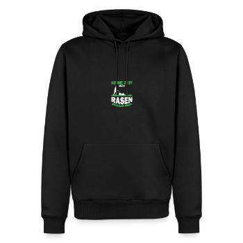 Gartenfreunde Rasenflüsterer Platzwart Geschenk - Männer Premium Bio Hoodie - Schwarz - Vorne - Nico (187cm)
